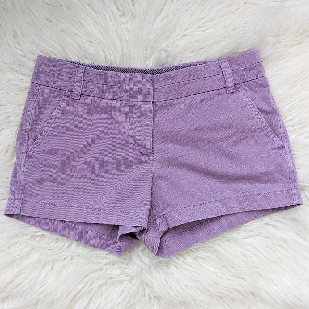 J. Crew Light Purple Chino Shorts